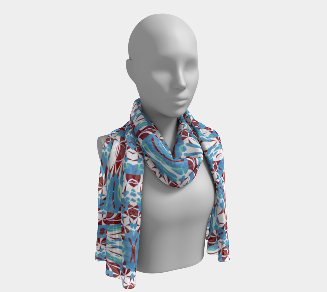 Fashion Art Central / Spiral Print Long Scarf preview #1