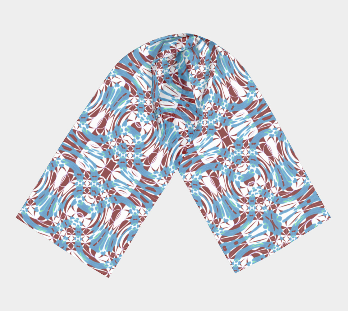 Fashion Art Central / Spiral Print Long Scarf preview #3