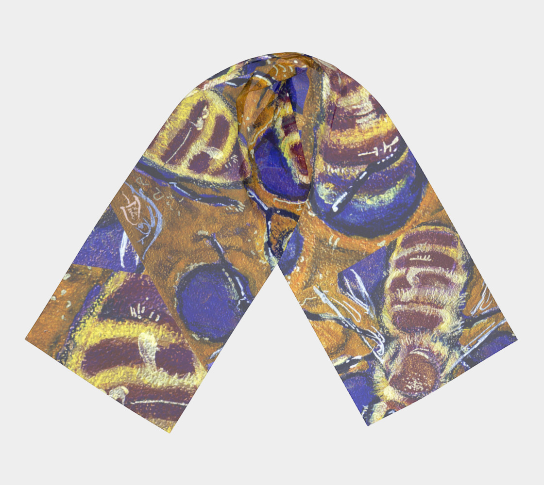 Aperçu de Busy Beehive Stinger Scarf #3