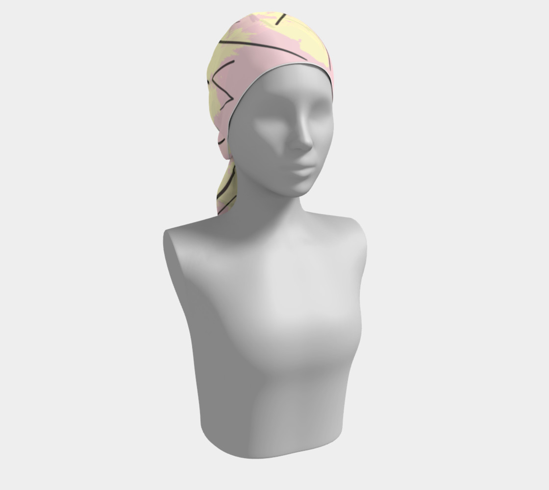 Blush Abstract Scarf preview #2