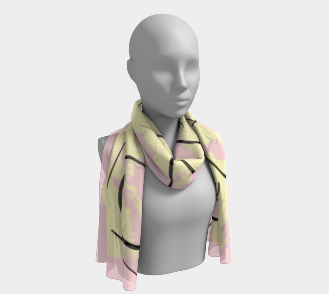 Blush Abstract Scarf preview #1