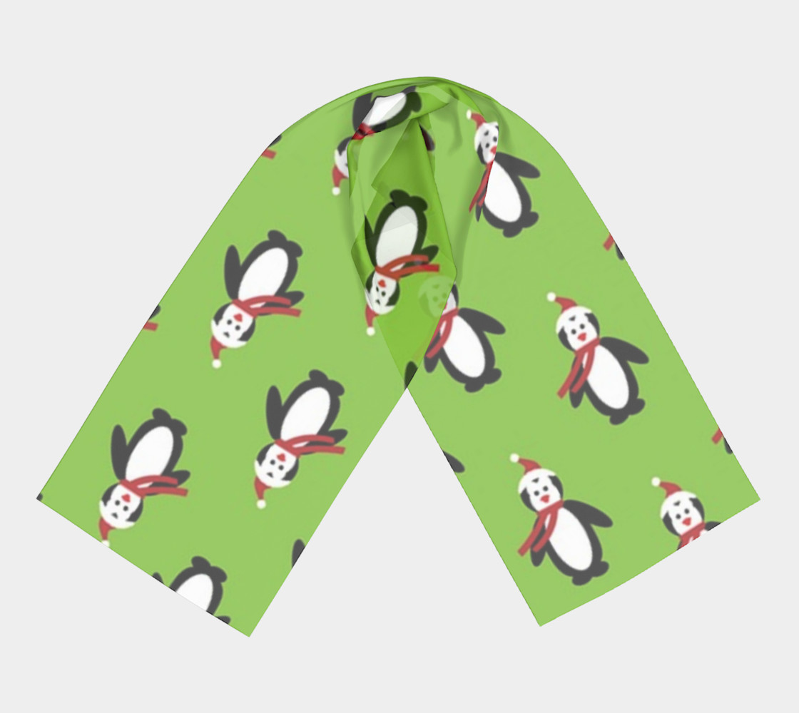 Santa Penguin Long Scarf preview #3