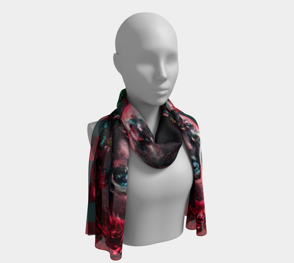 Aperçu de Girl with the Devin Earring Long Scarf #1