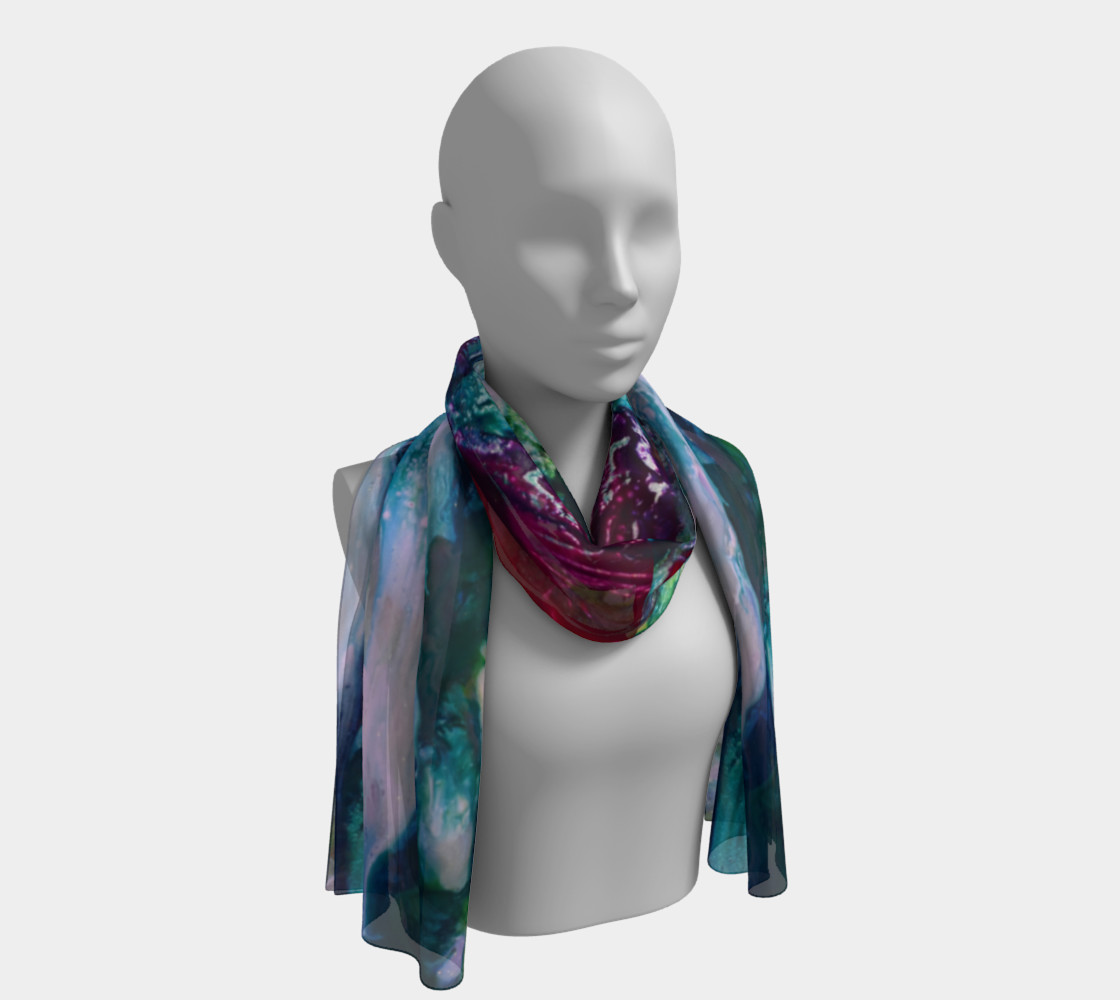 Aperçu 3D de Cosmic water Long scarf