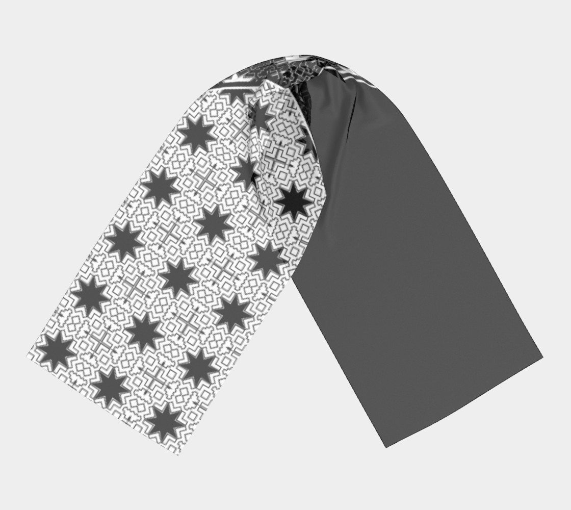 Star Geometric Long Scarf preview #3
