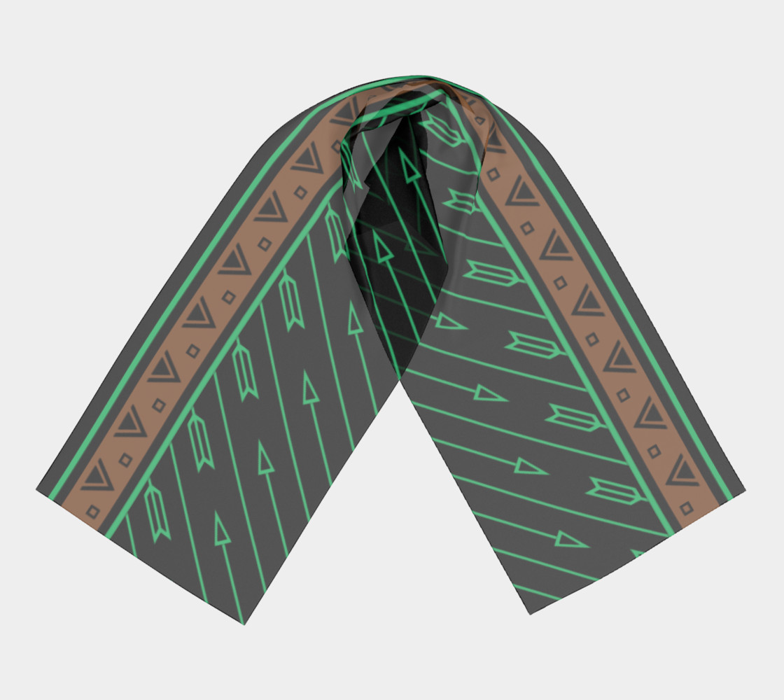 Arrows Flying (Black Aqua) preview #3