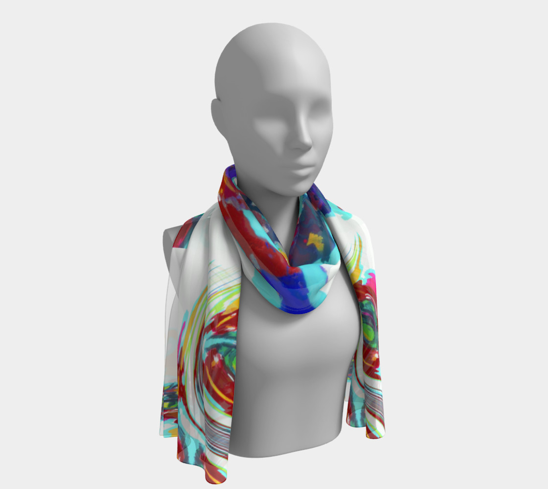 Aperçu de City Girl Yoga Long Scarf Close-Up #1