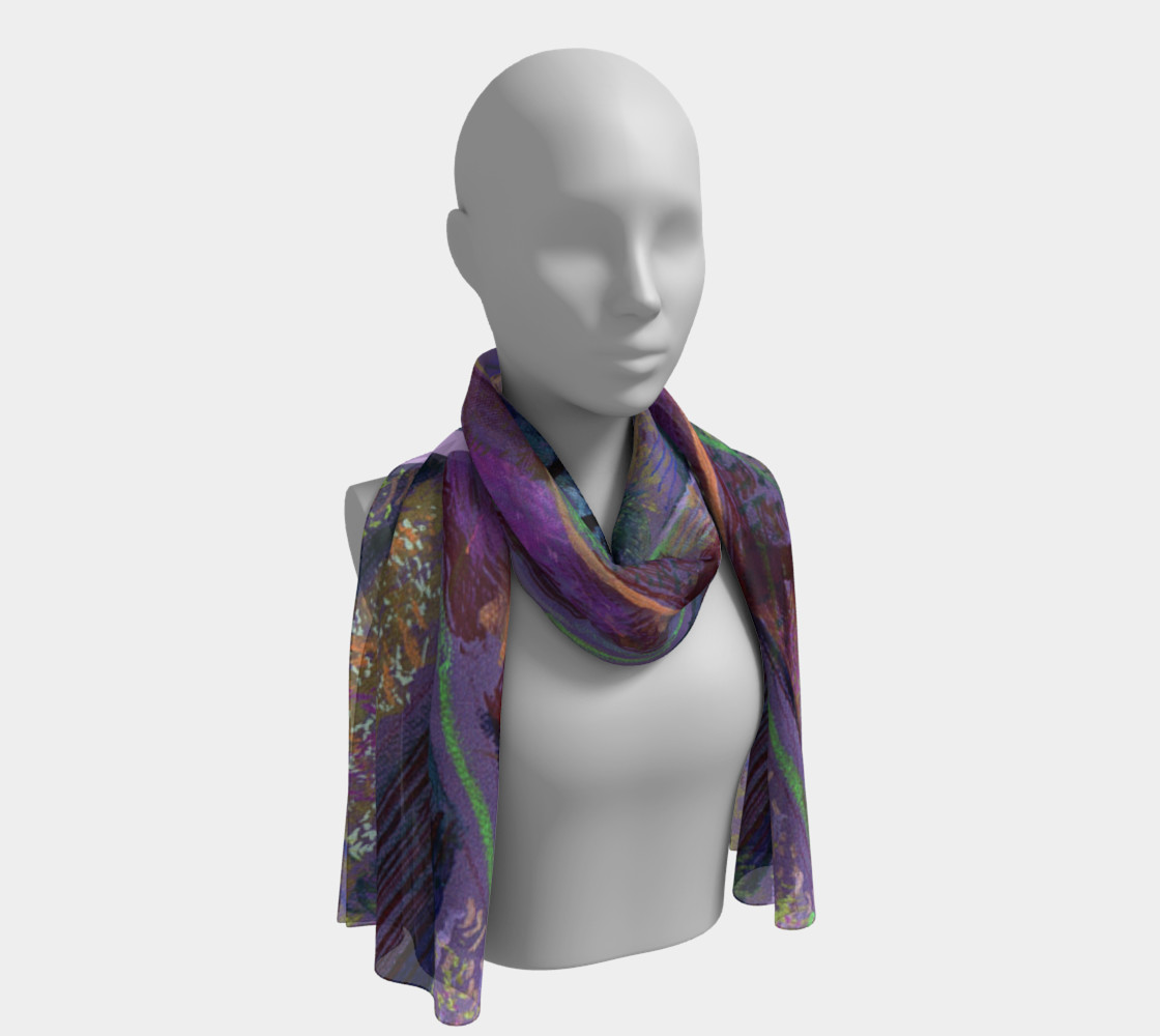 Tuscany Harvest Long Scarf 3D preview