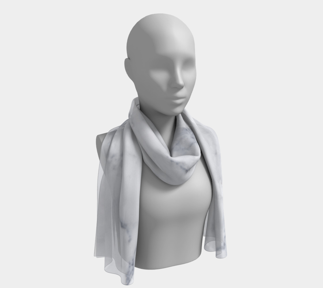 marble long scarf preview #1