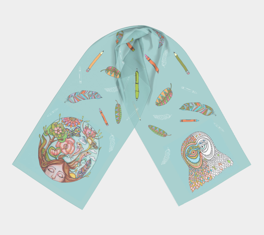 Aperçu de Soul Discovery Coloring Book Scarf #3