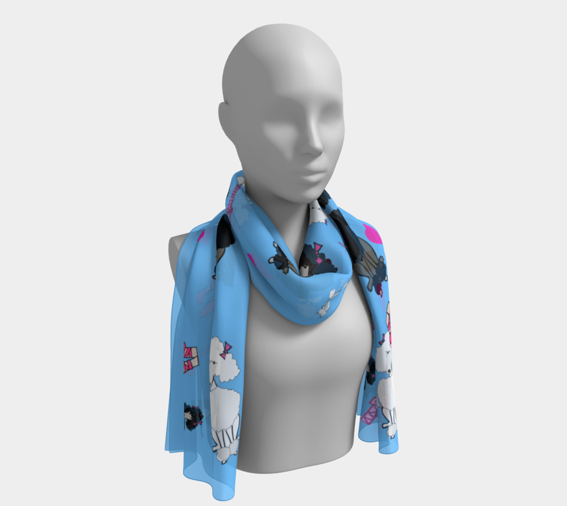 morlan scarf ballet poodles 3D preview