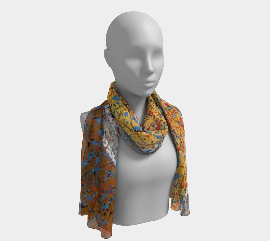 Aperçu de Foulard-long-cent-genies-micheline-plante #1