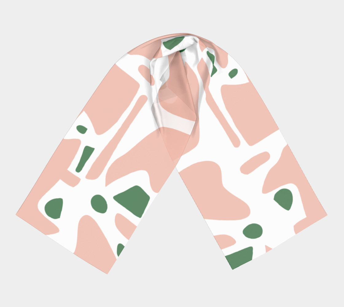 Pink Camouflage Long scarf thumbnail #4
