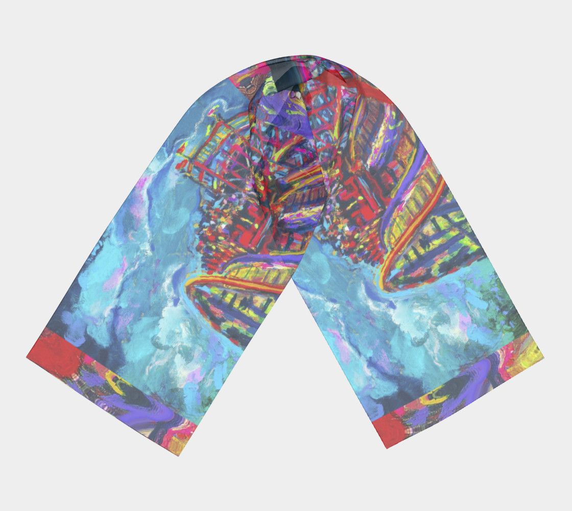 Roller Coaster x 2 Designer Scarf preview #3