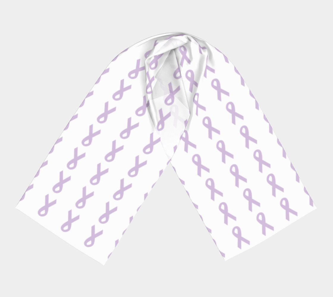 Light Purple Ribbons Long Scarf preview #3
