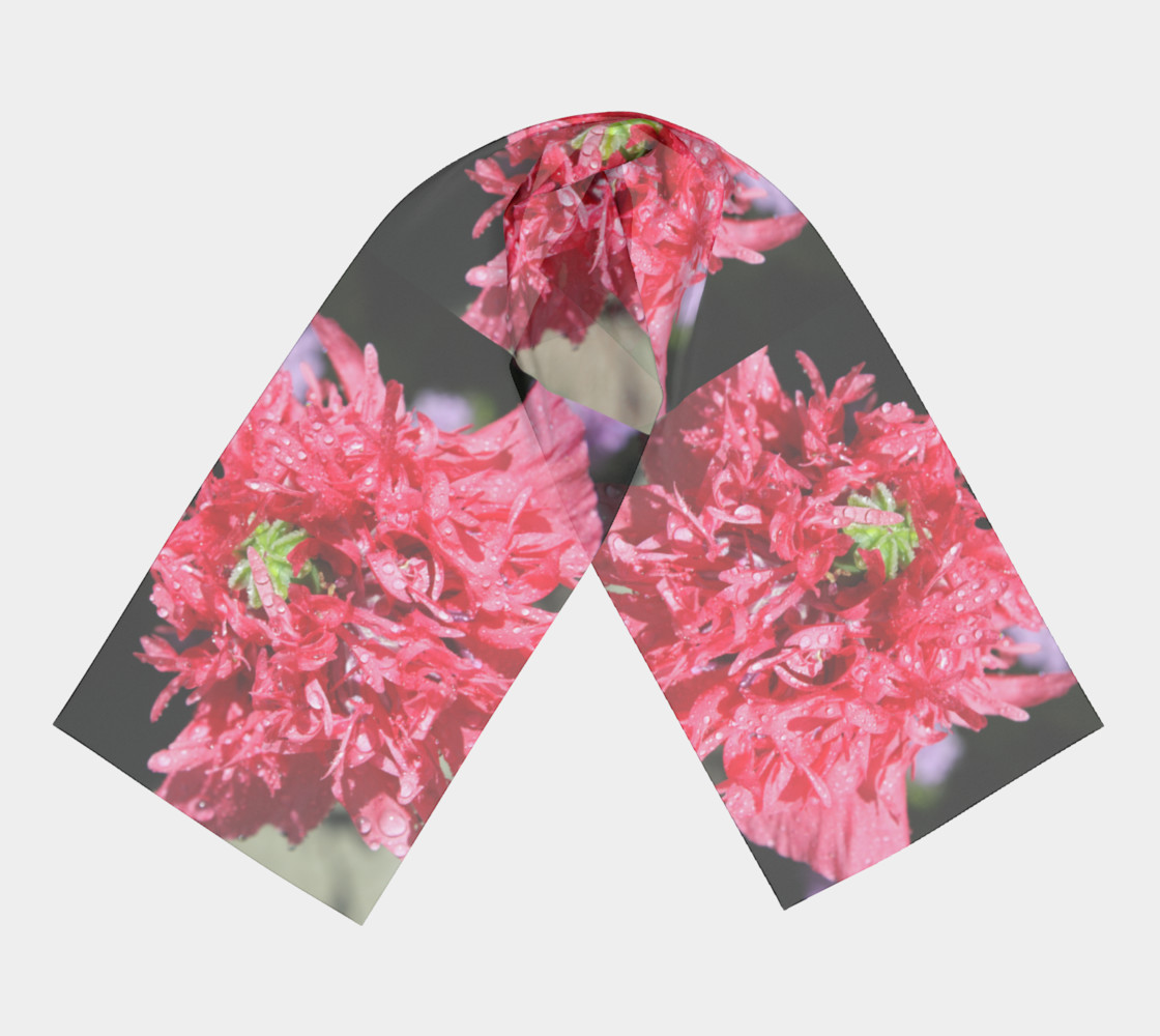 Frilly Pink Poppy with Droplets preview #3