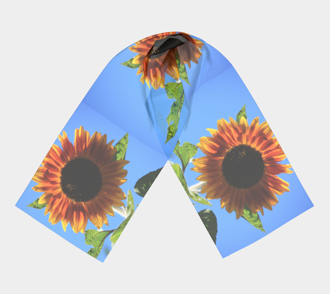 Vibrant Sunflower with Blue Sky  preview #3