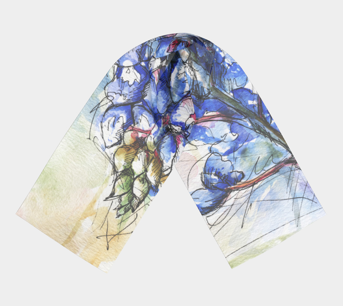 Texas Bluebonnet Watercolor preview #3