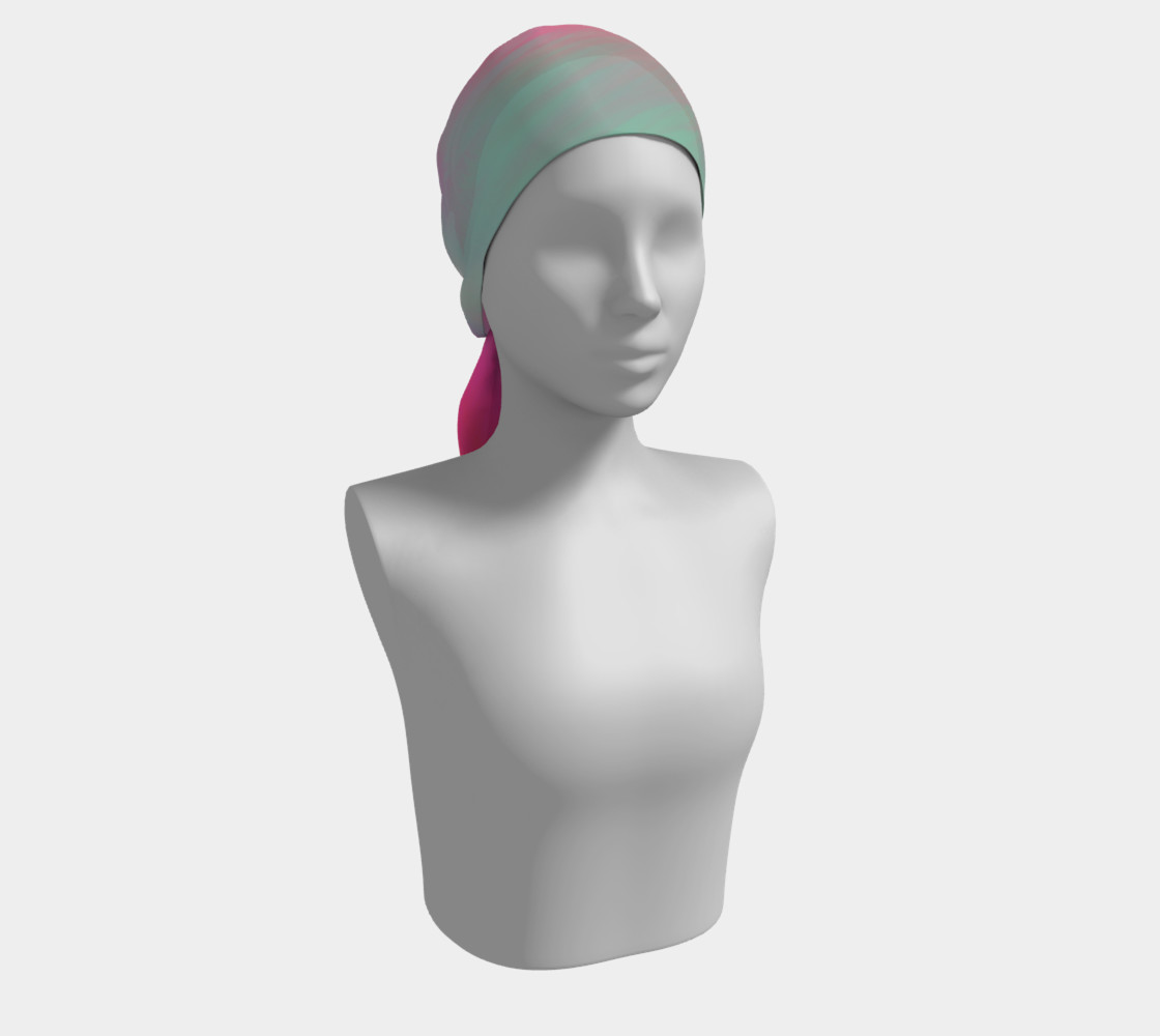 Pastel Perfect Long Silk Scarf preview #2