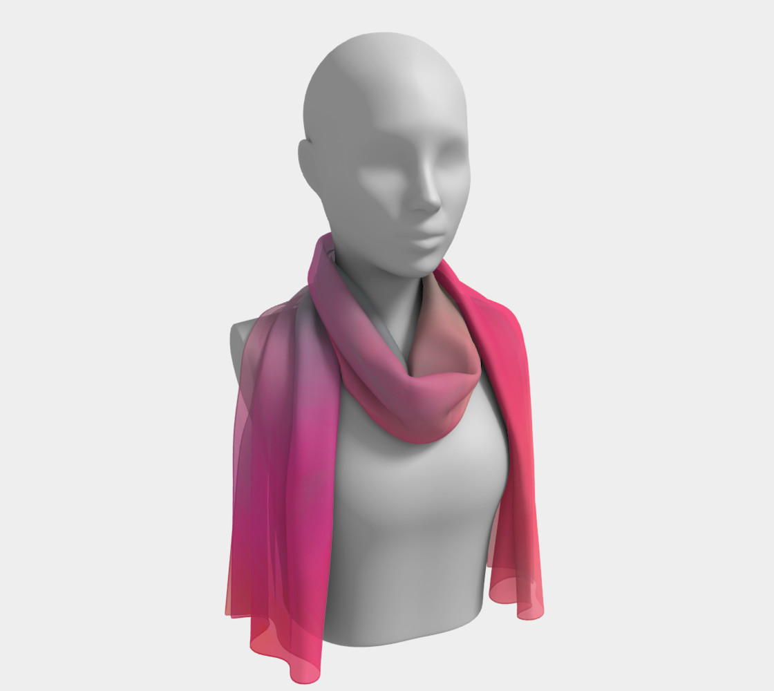 Pastel Perfect Long Silk Scarf preview #1