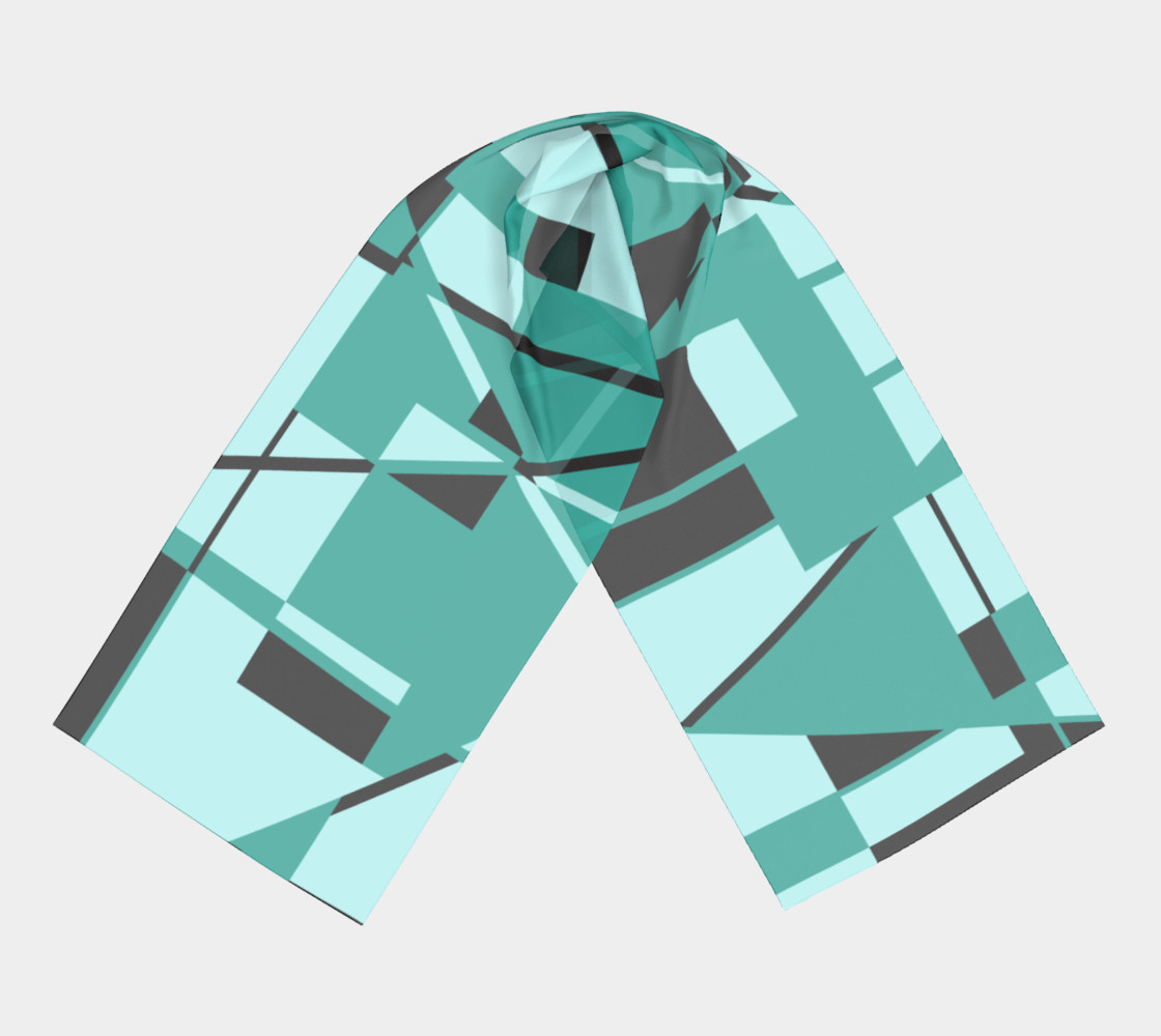 Aperçu de Riotous Symmetry in Teal #3