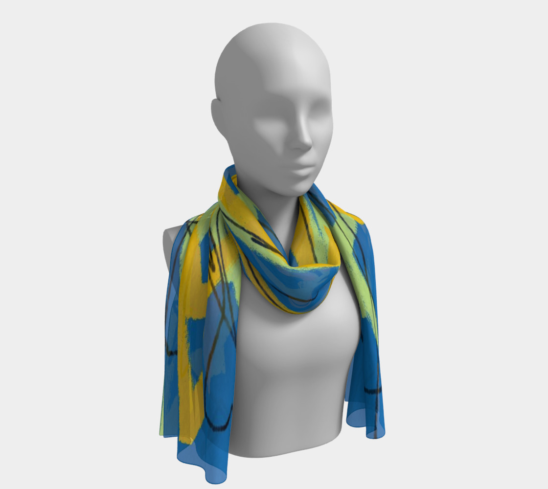 Blue green ocre and black preview #1