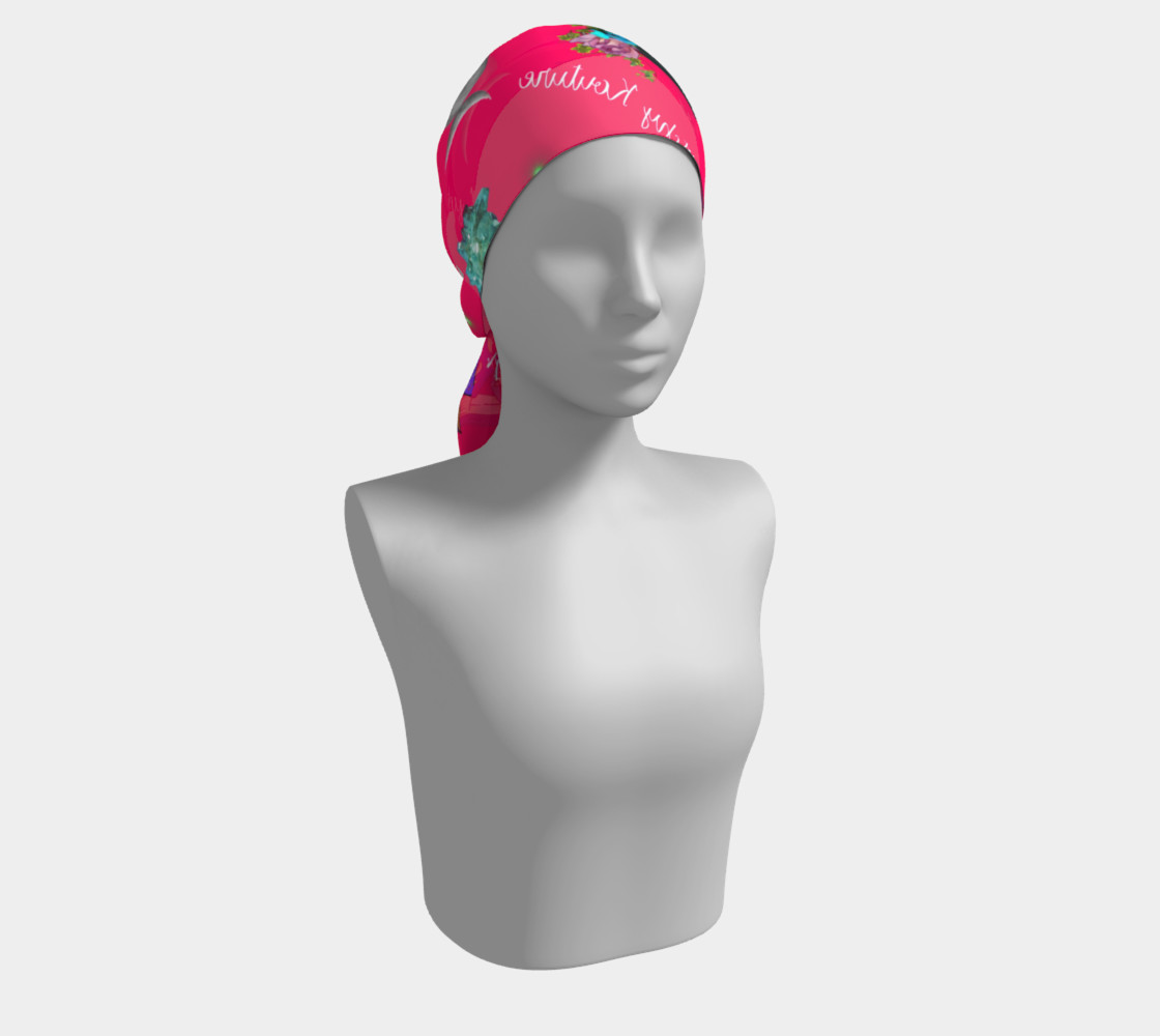 WK #ModernWitchLife Pink Print Long Scarf preview #2