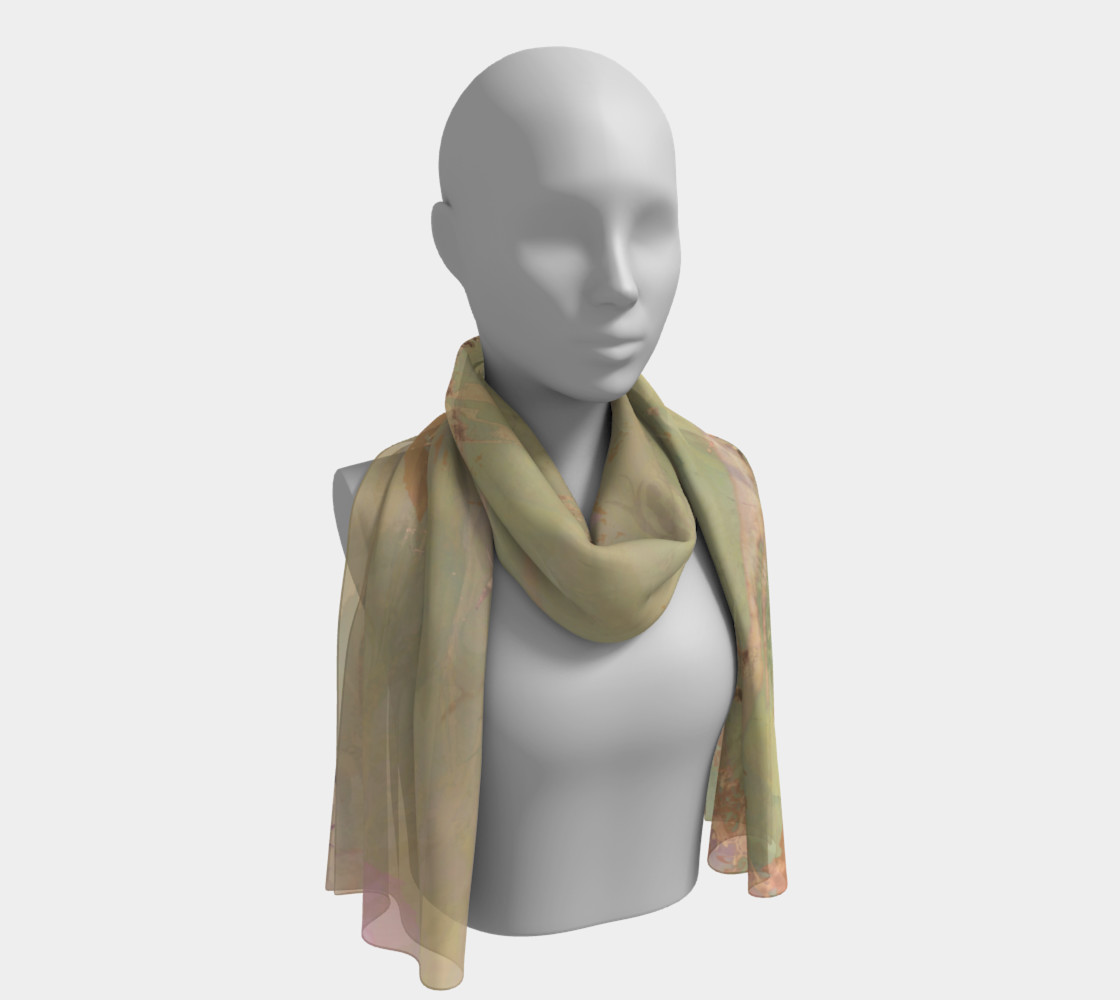 WI Romantic Tangle Long Scarf 3D preview