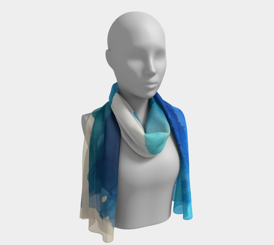 Breathe Into Blue Scarf preview #1