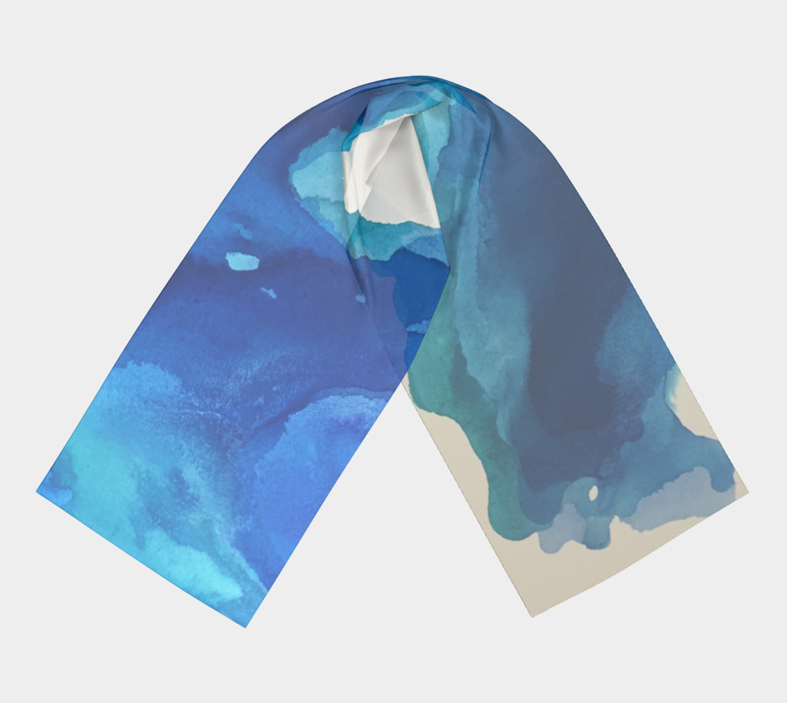 Breathe Into Blue Scarf preview #3