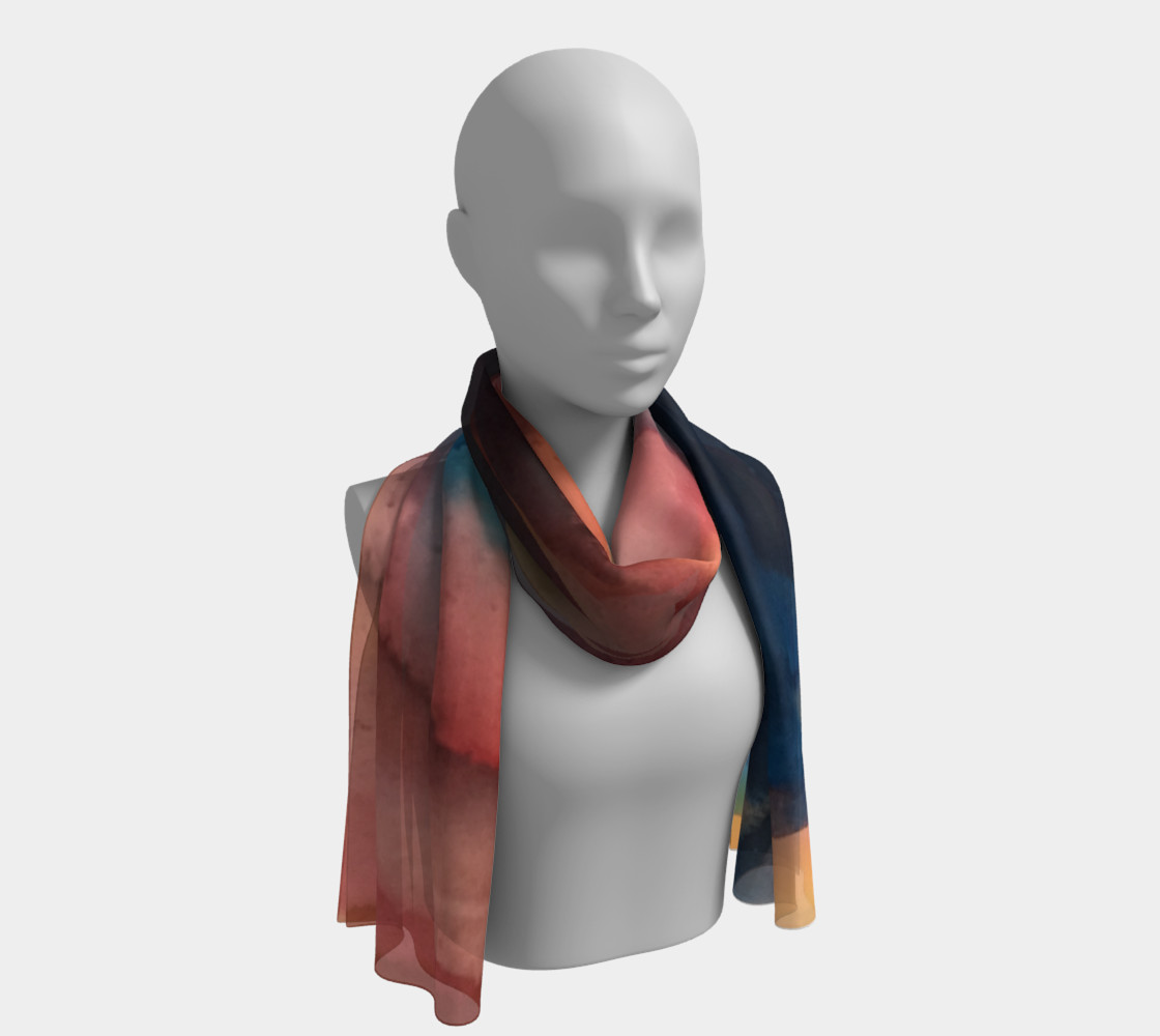 Green Beat Long Scarf preview #1
