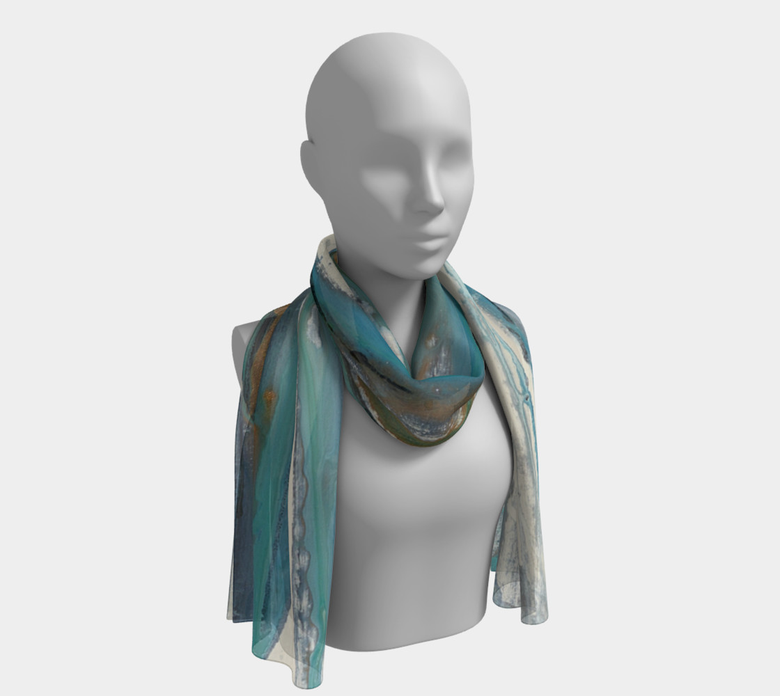 Aperçu de White sand scarf #1