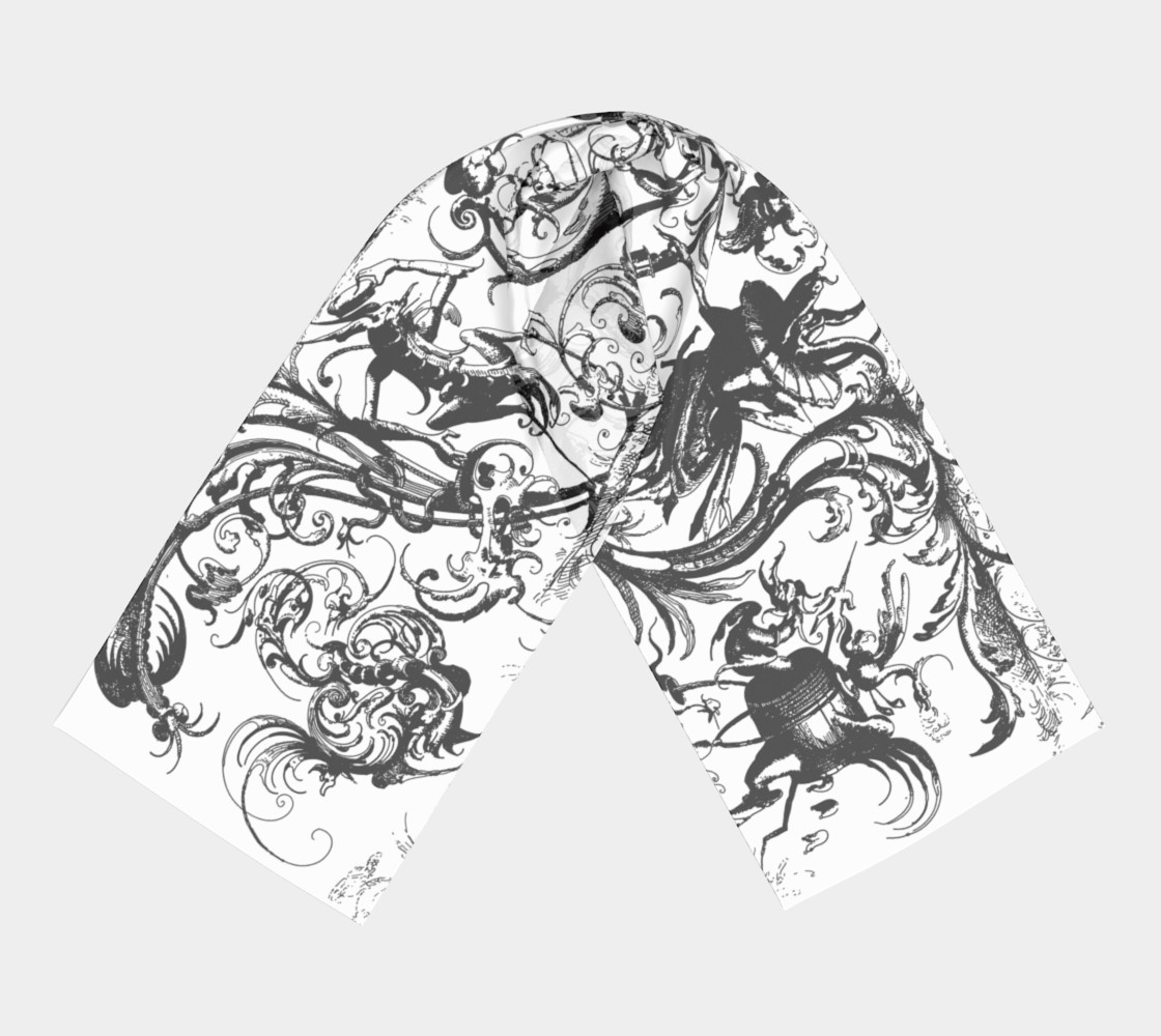 Aperçu de Grotesques W&B - Long Scarf #3