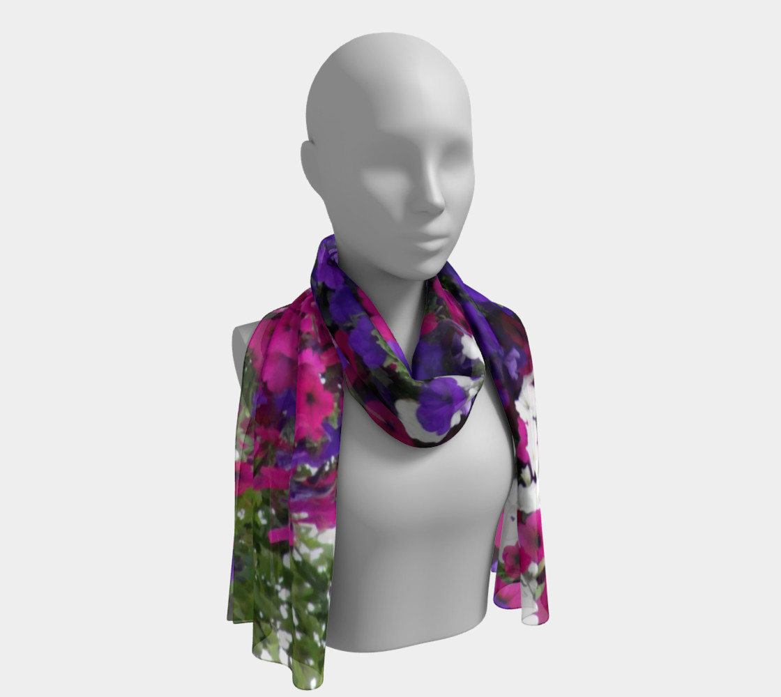 summer floral scarf preview #1