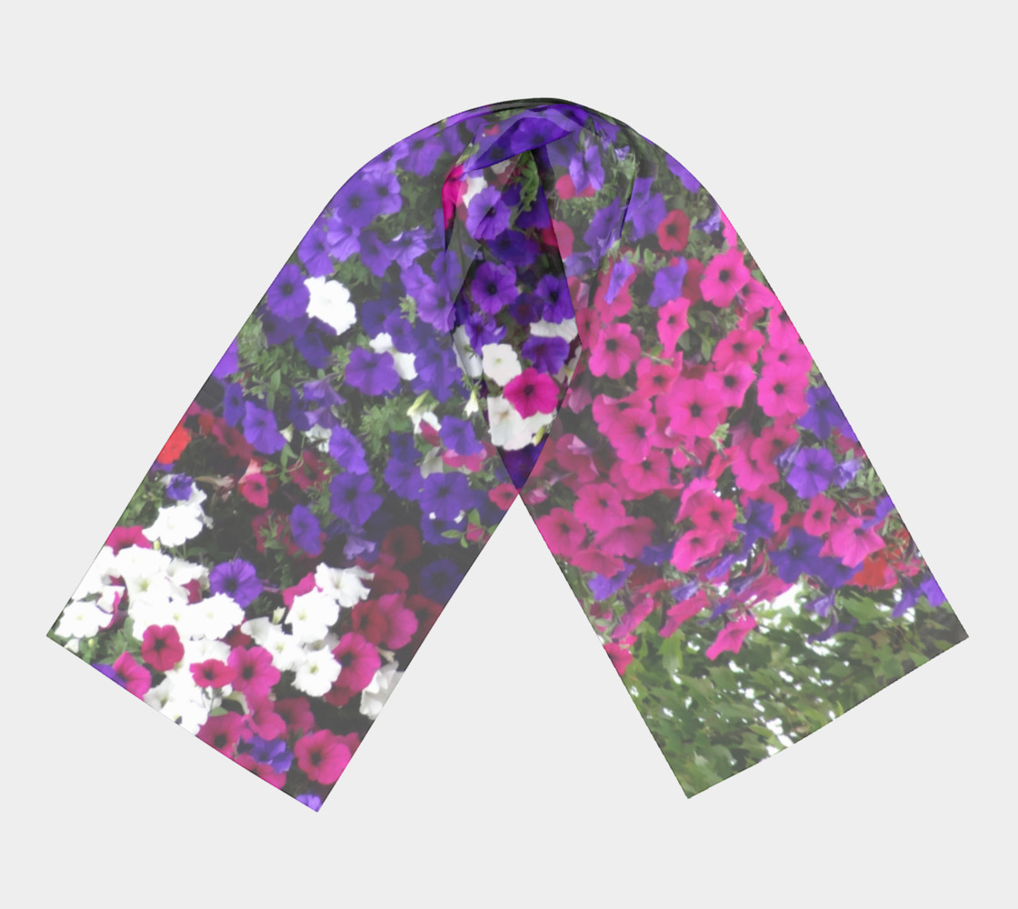summer floral scarf preview #3
