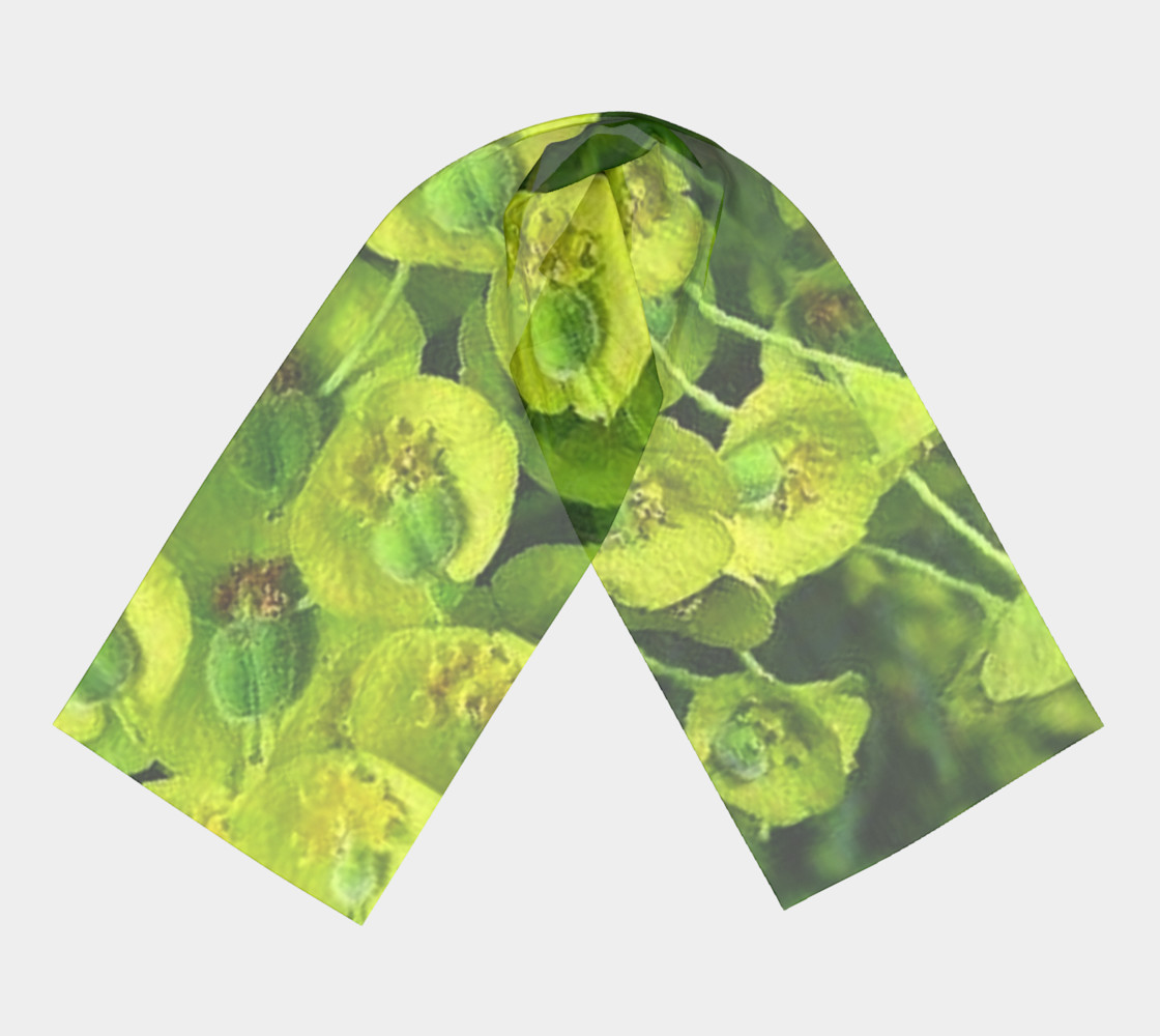 Euphorbia, the mimicking plants on long scarf. preview #3