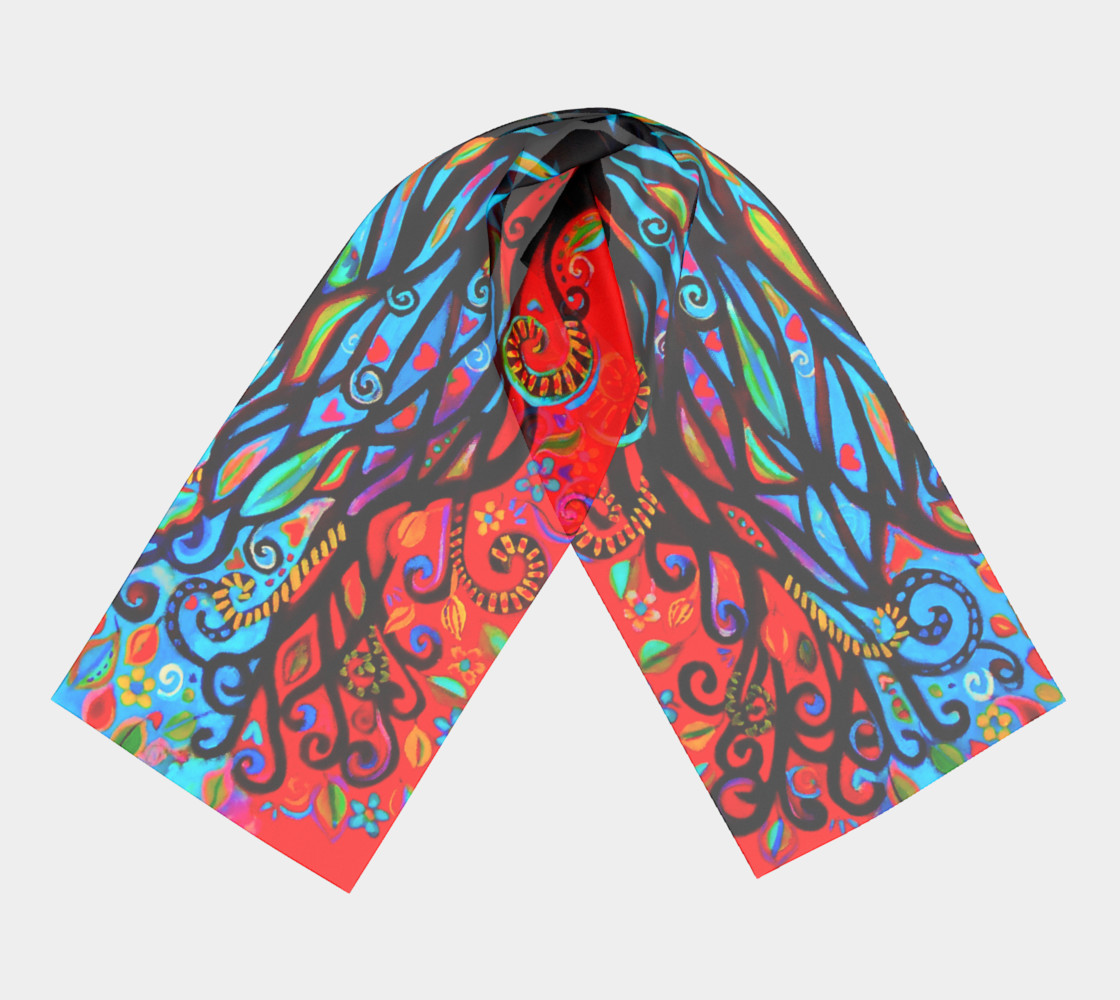 Tree of Life Long Scarf preview #3