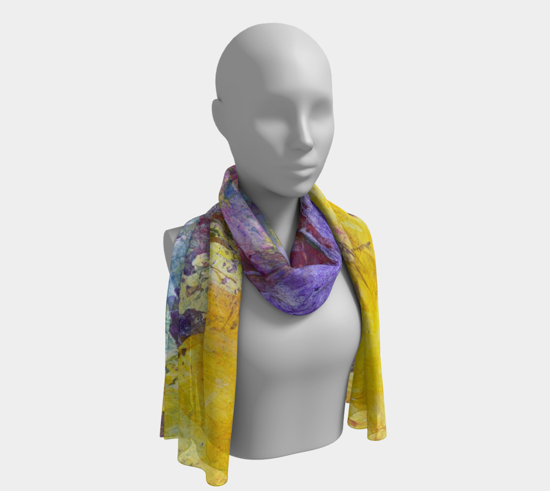 Aperçu de Summer Jazz long scarf center #1