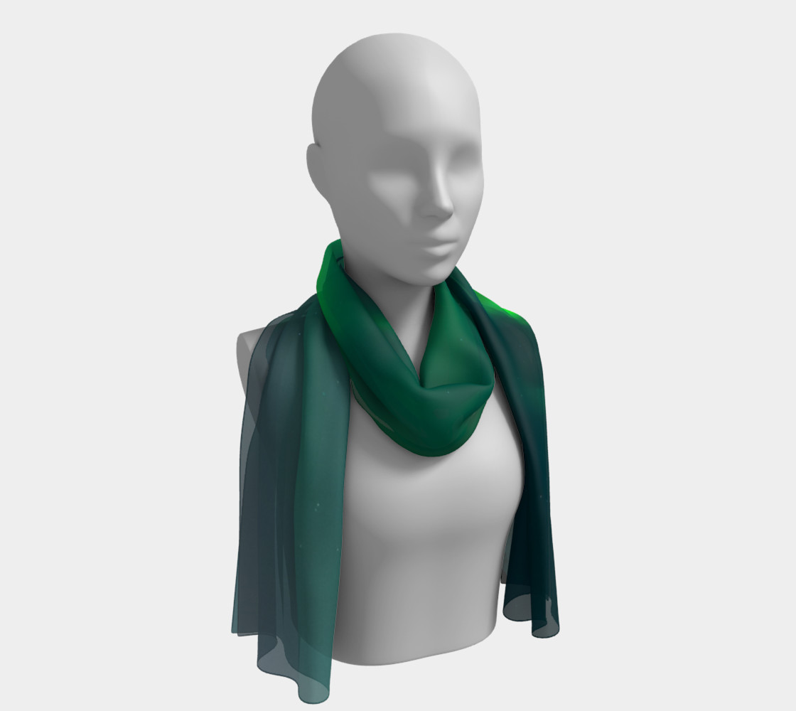 Vivid Northern Lights Long Scarf preview #1