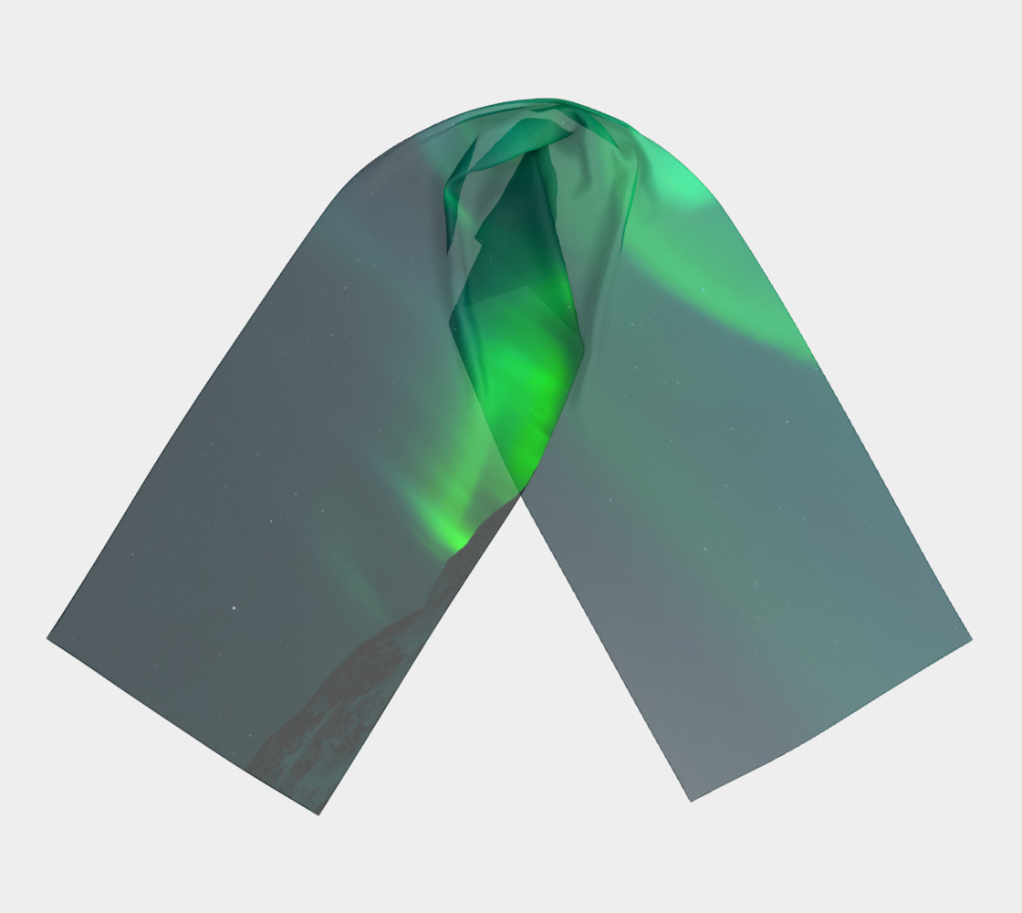Vivid Northern Lights Long Scarf preview #3