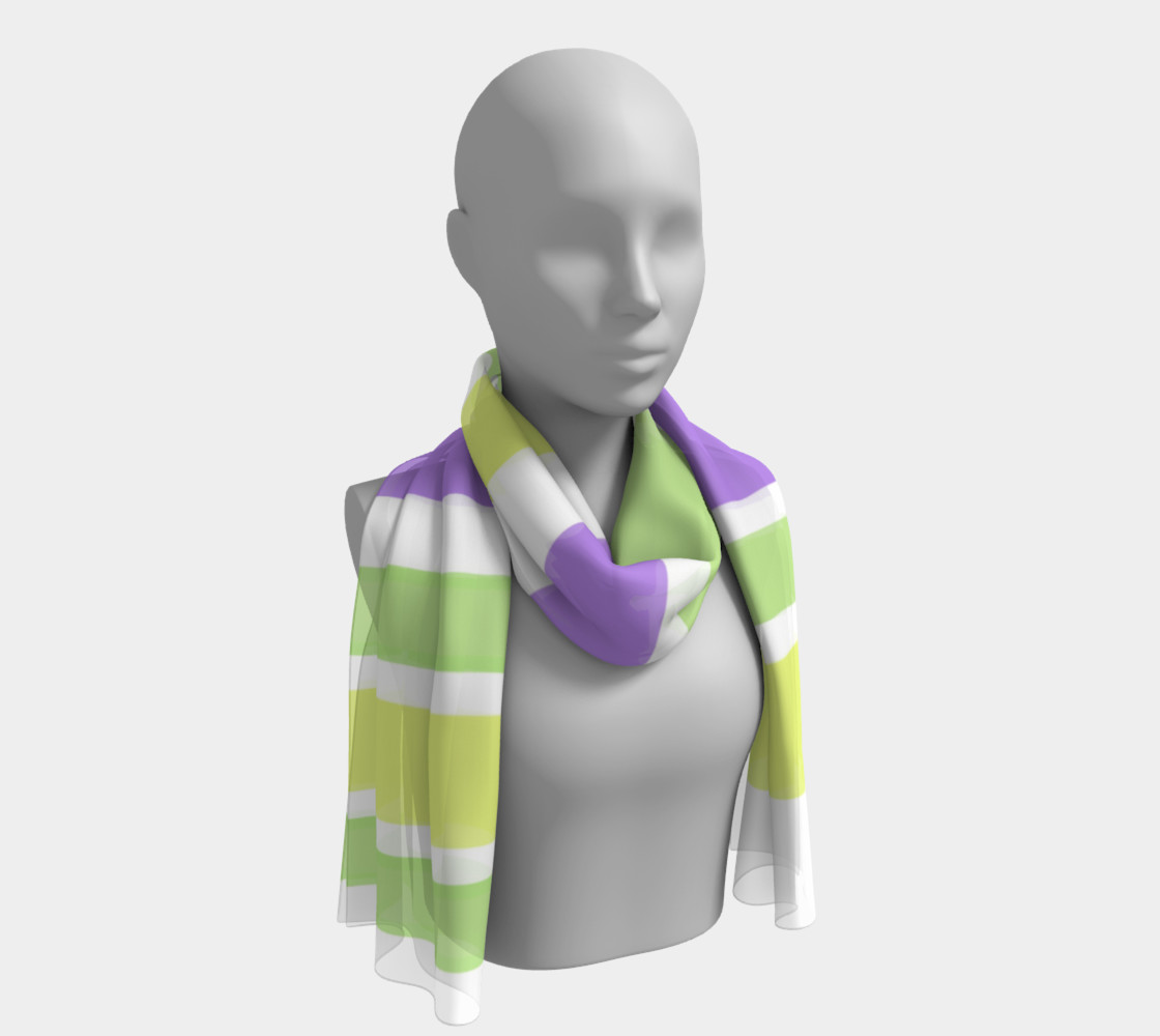 Bright Green Yellow Purple Stripes preview #1