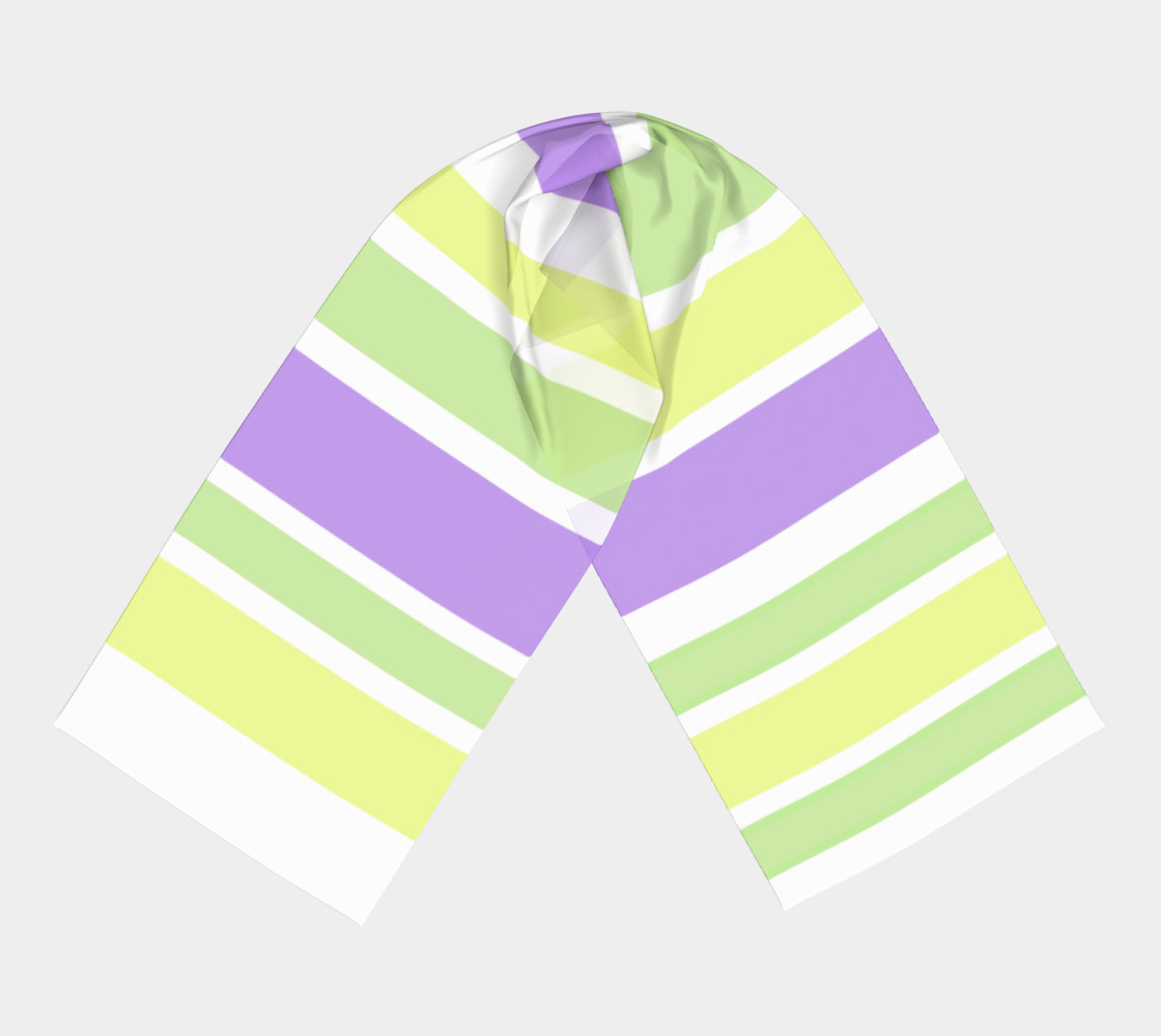 Bright Green Yellow Purple Stripes preview #3