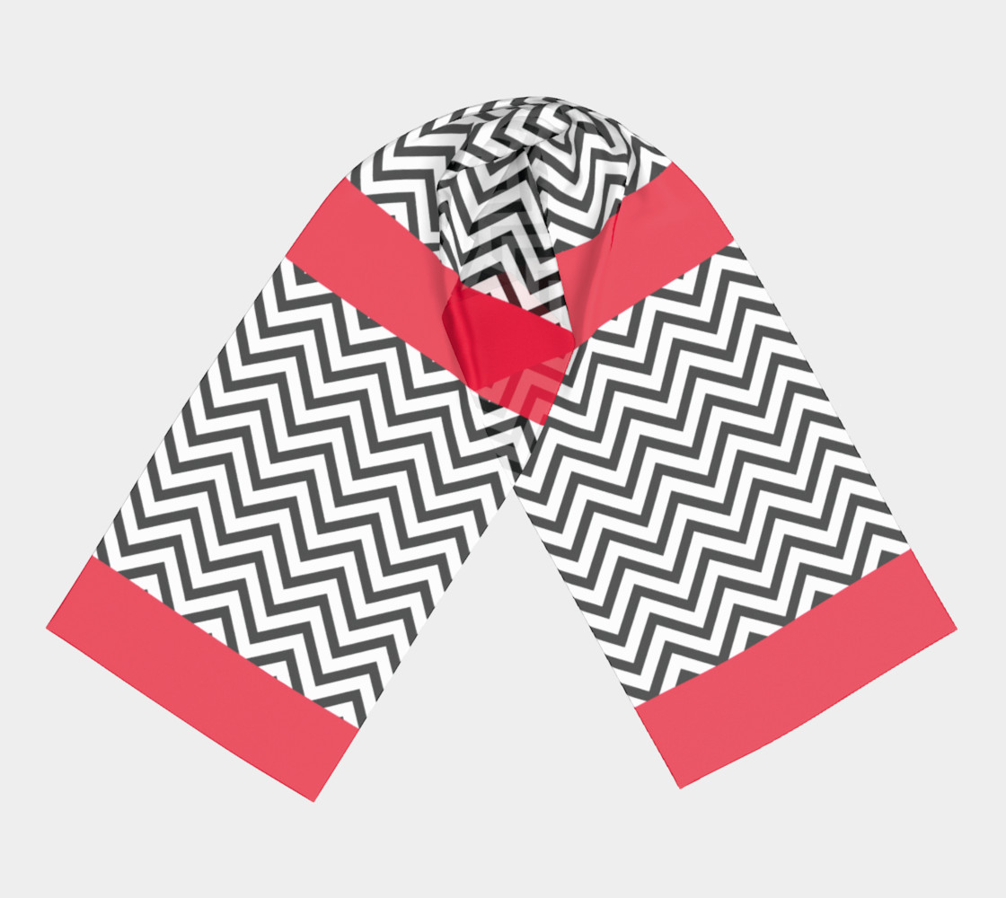 The Lady in Red and Black Chevrons preview #3