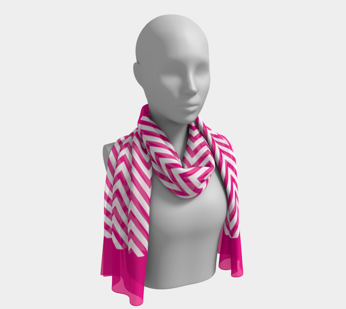 Hot Pink Chevron Stripes Chic preview #1