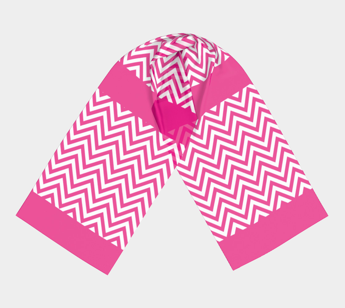 Hot Pink Chevron Stripes Chic preview #3