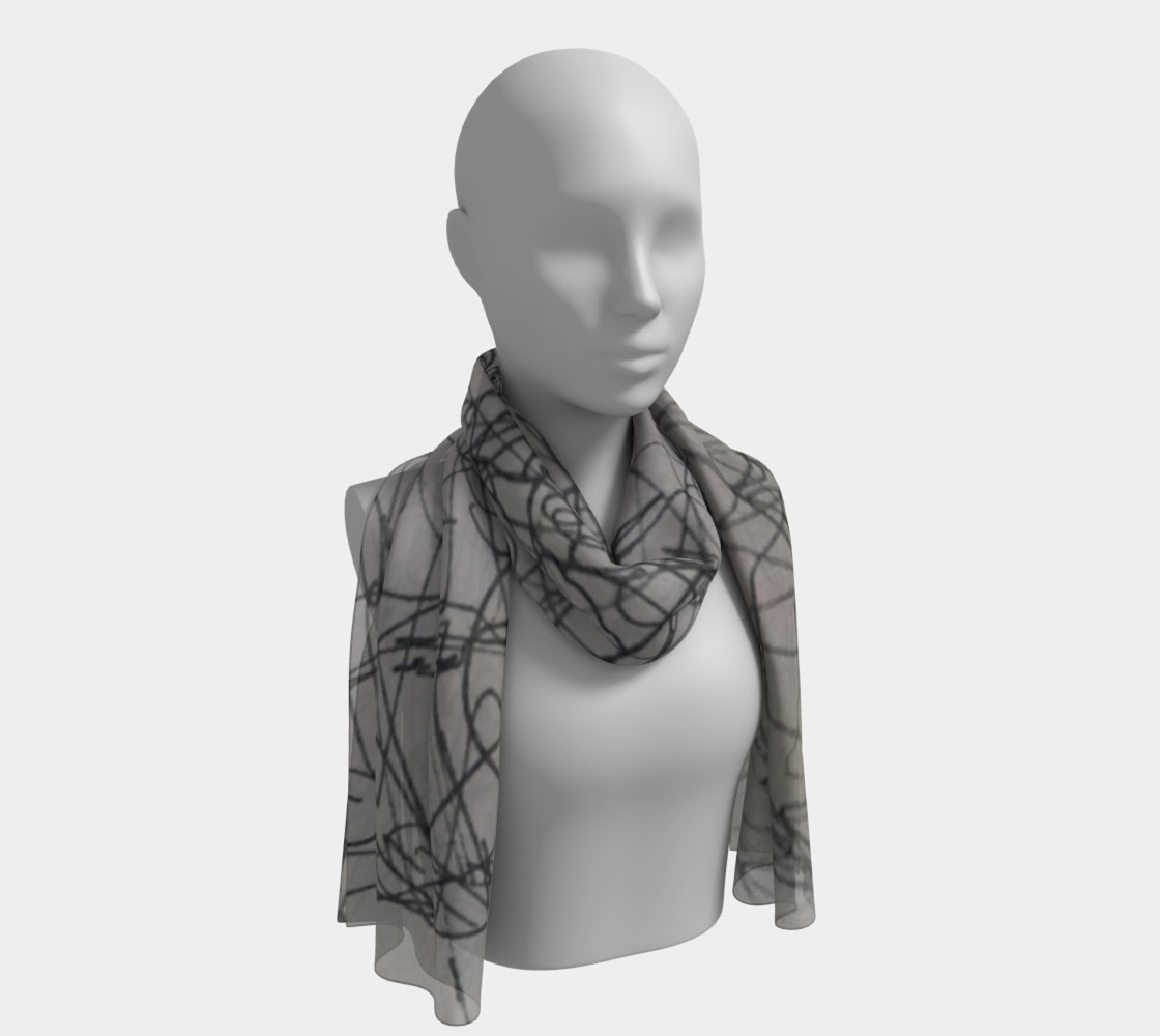 Scribble scarf preview #1
