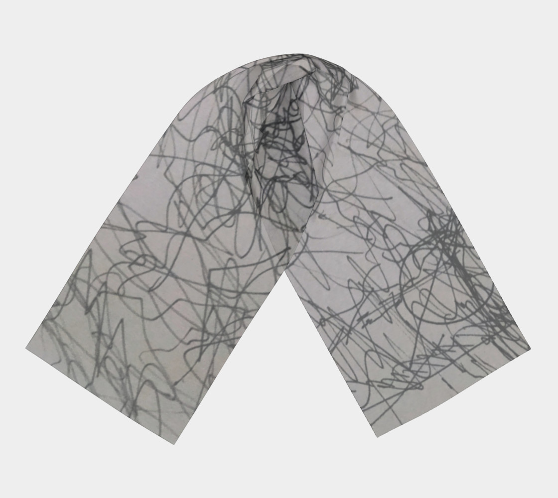 Scribble scarf preview #3