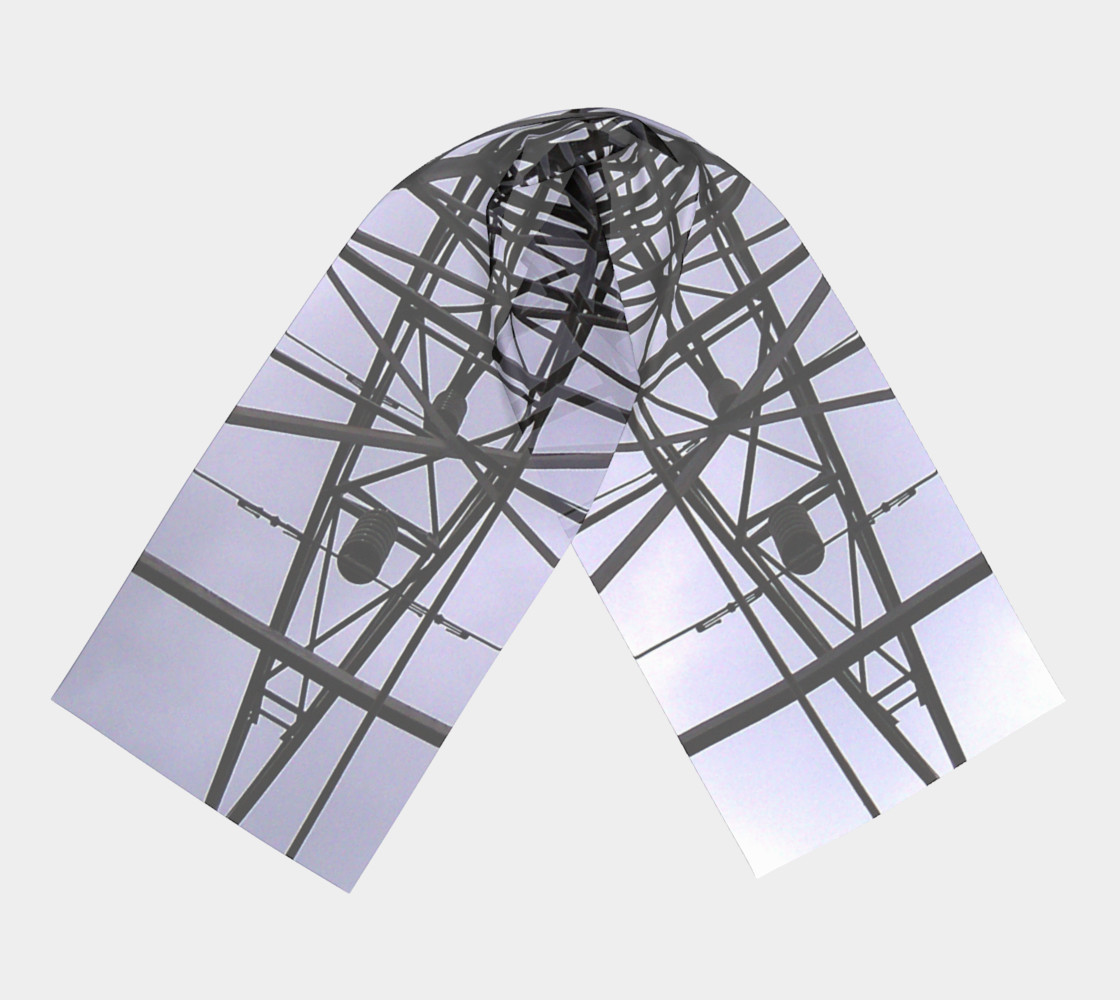 Power Line Long Scarf preview #3