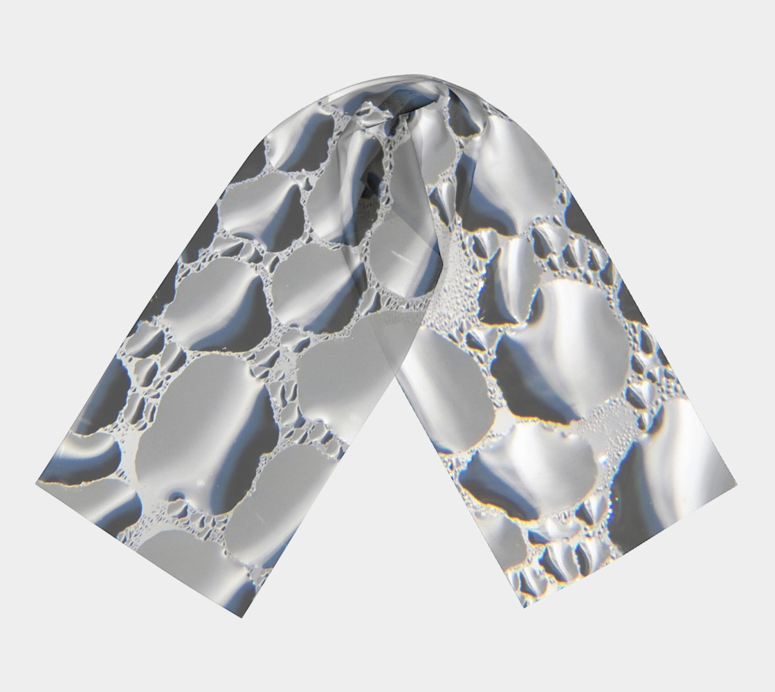 Silver Condensation Long Scarf preview #3