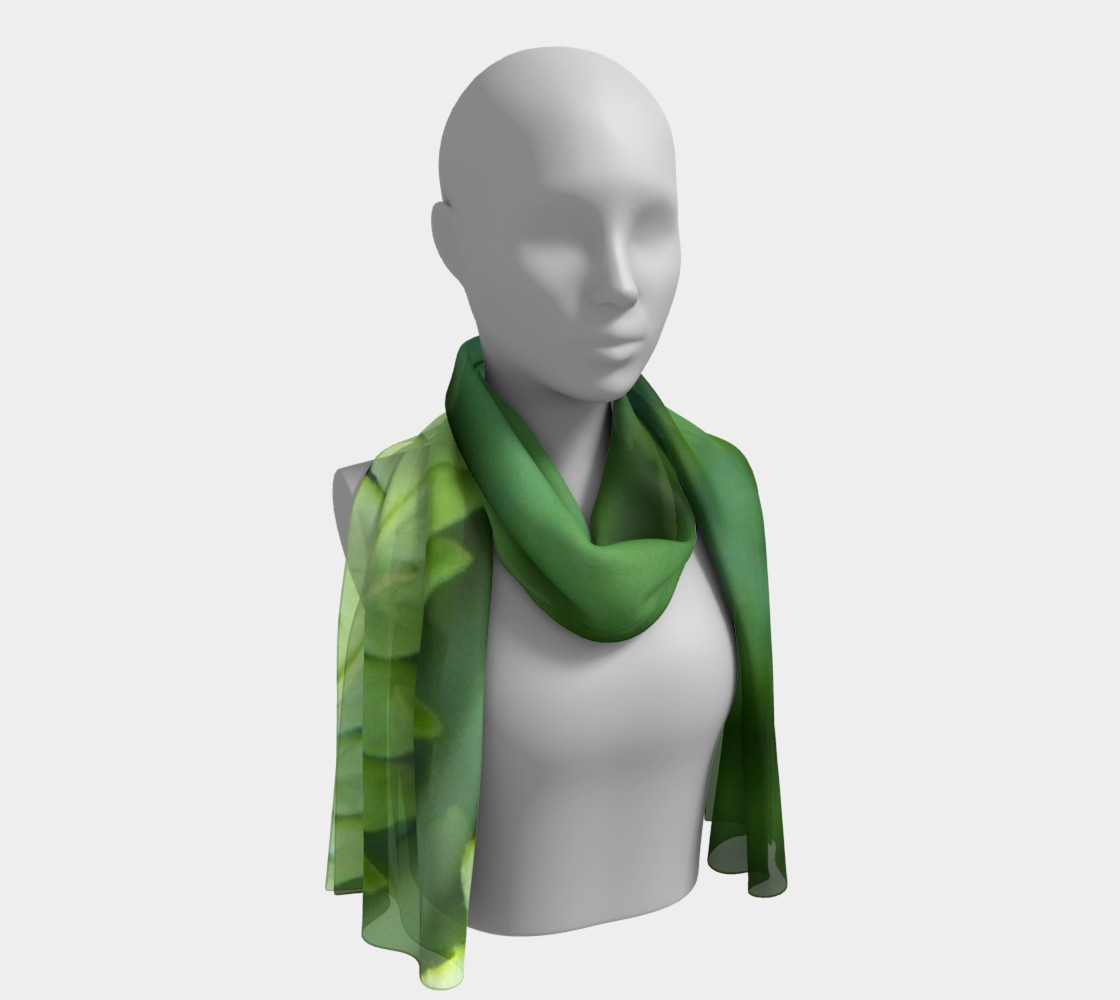 Fern and Focus Long Scarf 3D preview